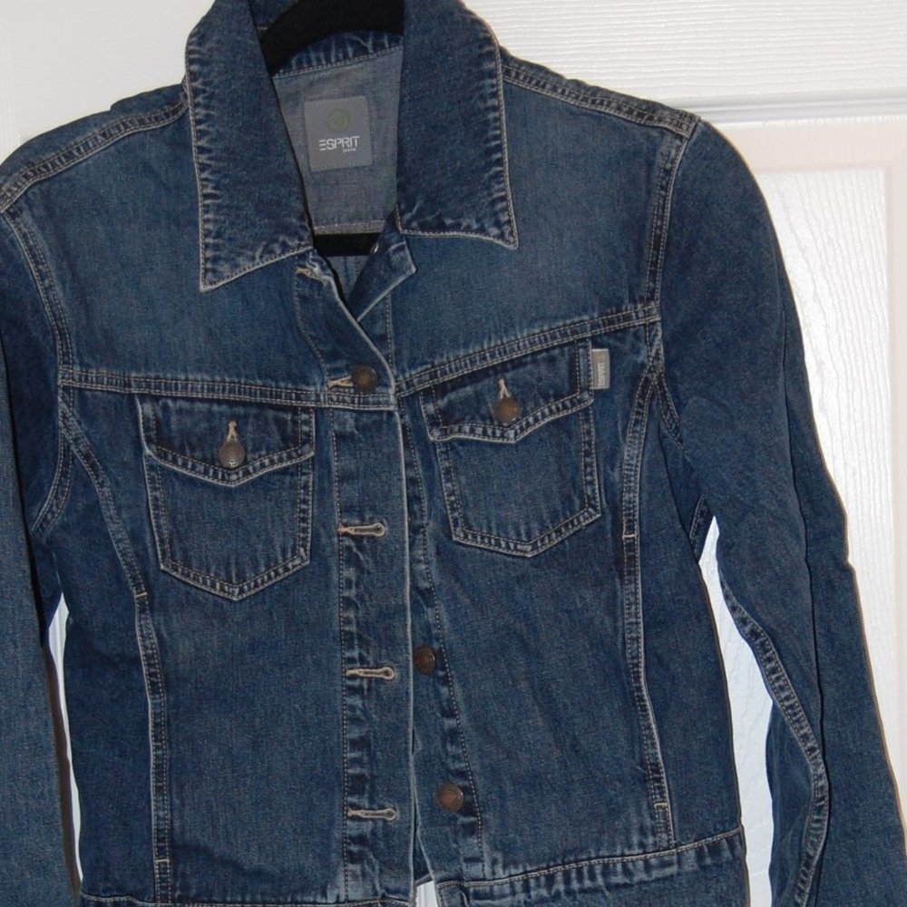 Espirit Jeans Women's Denim Jacket Size Small
